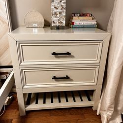 White Nightstand x2
