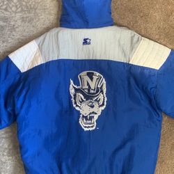 Nevada Wolf Pack Vintage Starter Pullover Jacket **EXCELLENT CONDITION **