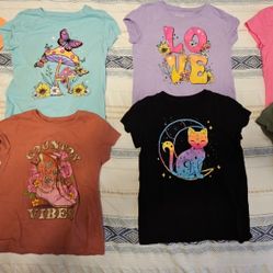 Little Girls Short Sleeve Size 5/6. $40 For All