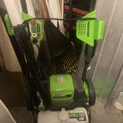Green Works 1800 PSI Pressure Cleaner