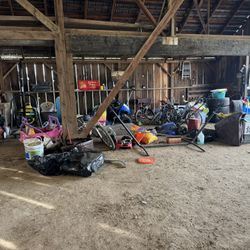 Odds and ends inside my barn