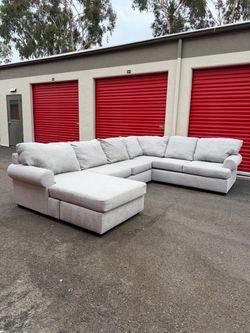 Light Grey 3 Piece U Shape Sectional Sofa