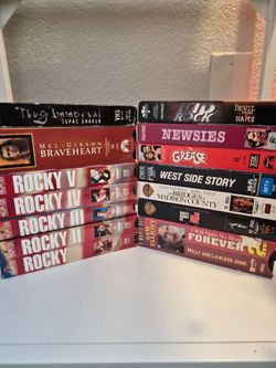 Lot of 14 VHS Tapes Classic Movies