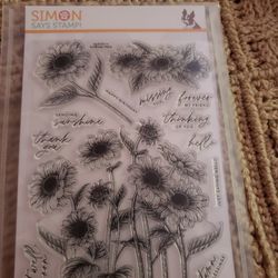 Simon Says Sunflower Fields Stamp & Stencils