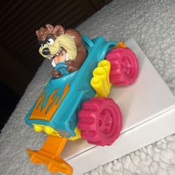 1992 WARNER BROS. TAZ TASMANIAN DEVIL MCDONALDS HAPPY MEAL TOY CAR JEEP