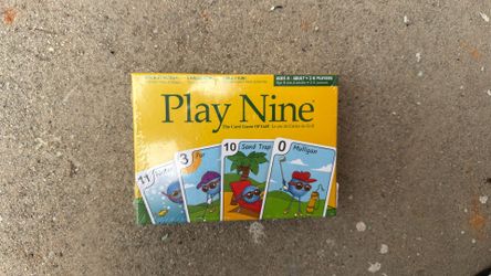 Play Nine Golf Card Game boardgame