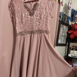 cute pink gem dress