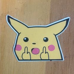 Peeking Waterproof Sticker 