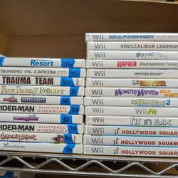 Nintendo Wii Games 