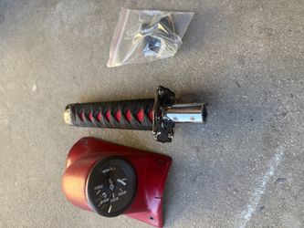 Shifter knob and temp gauge