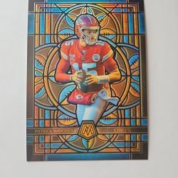 Jumbo Stained Glass Mahomes And  Quinshon 