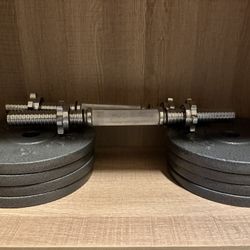 Adjustable dumbbells