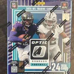 NEW 2025 NFL Optic Donruss Official Panini NFTs Football trading card Box