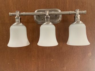 Brushed Nickel 3 light Fixture