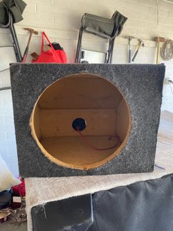 Sealed 12” sub subwoofer box bajo