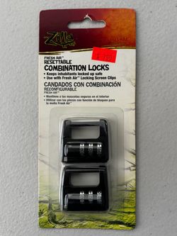 Zilla Reptile Fresh Air Resettable Combination Locks
