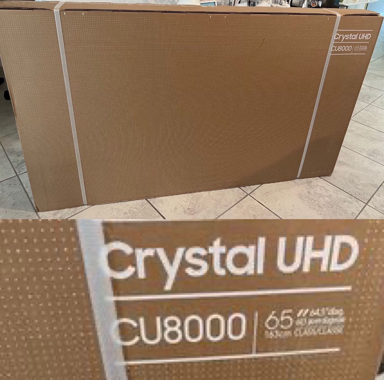Samsung 65 Inch 4K Tv Smart Un65cu8000