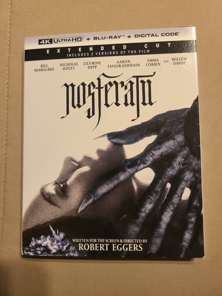 Nosferatu Extended Cut 4K UltraHD Blu-Ray + Digital Code