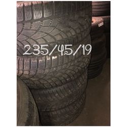 Used snow tires for sale 235/45/19. $250 all four free installation and balancing