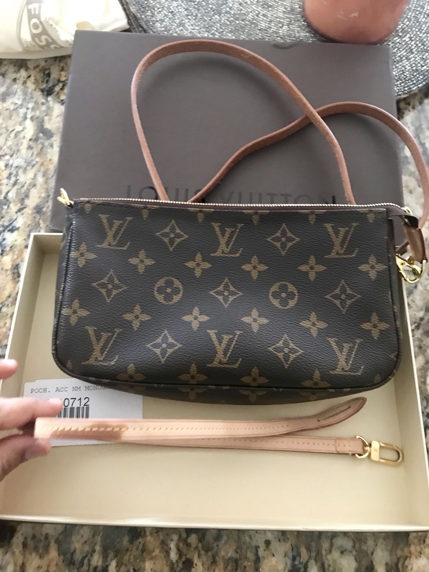 Authentic Louis Vuitton Monogram Multicolor Pochette for Sale in Las Vegas,  NV - OfferUp