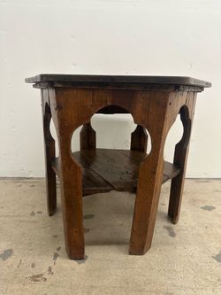 Mission-style stand table