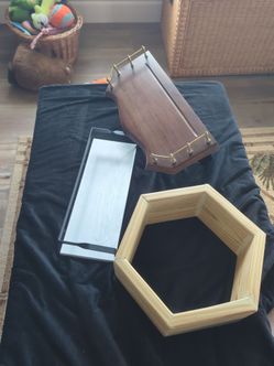 3 wall shelves including 1 vintage Ethan Allen