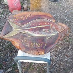 Yellowtail Snapper Hand Carved