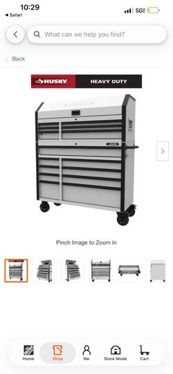 Husky Tool Box 64x21 White