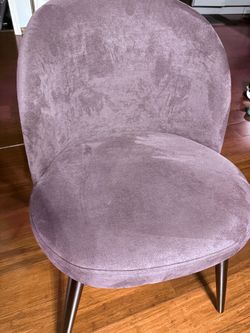 Purple side chair