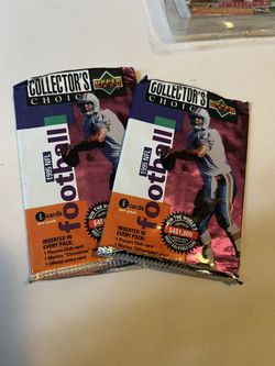 2 Upper Deck Collectors Choice 1995 Football Unopened Packs