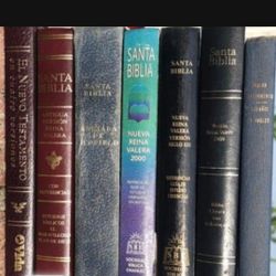 Santa Biblias, See 2 Pics, $10 - $15 Each