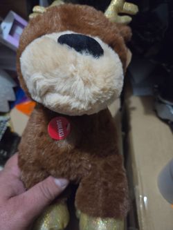 Reindeer Plush Squeaky Dog Toy