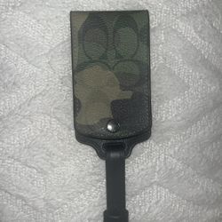 Coach Luggage Tag