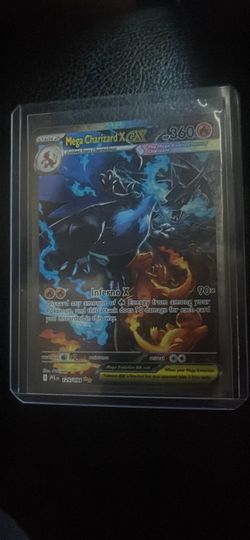 Mega Charizard X EX Pokémon Card 125/034