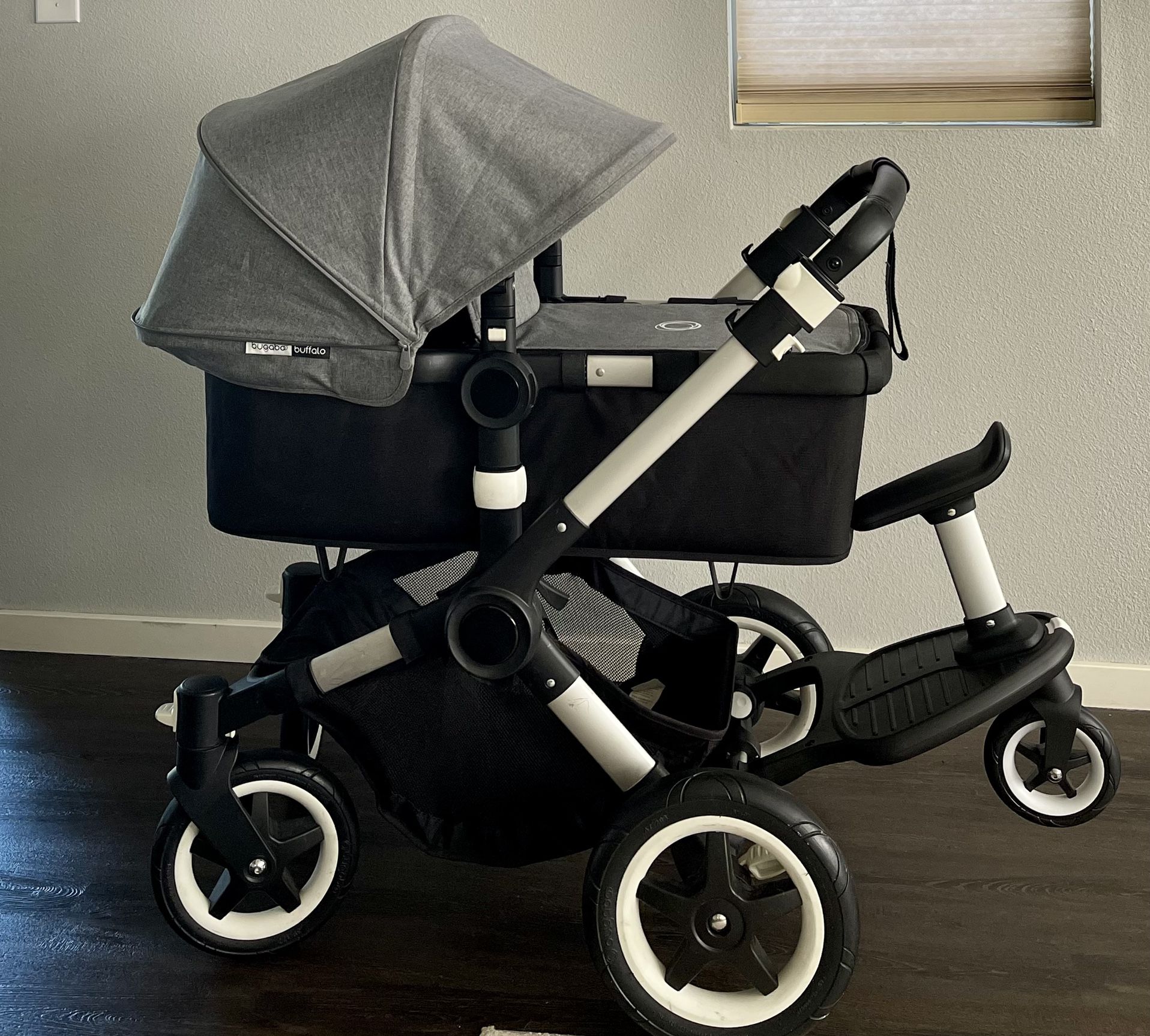 svag Give At blokere Bugaboo Buffalo Stroller with Grey Melange Fabric for Sale in Covington, WA  - OfferUp