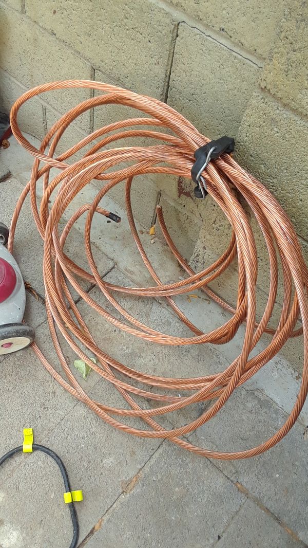 Thick 1/0 Copper cable wire 60ft 40lbs for Sale in Tempe, AZ OfferUp