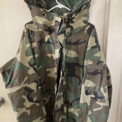 Adventure Tech Inc Military Camouflage Cold Weather Jacket