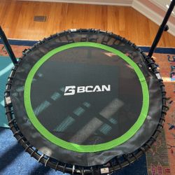 BCan Foldable Rebounder 40” With Safety Bar