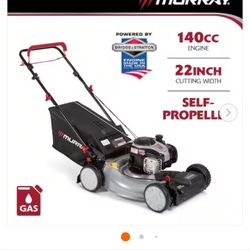 Murray 22 in. 140 cc Briggs & Stratton Walk Behind Gas Self-Propelled Lawn Mower with Front Wheel Drive and Bagger