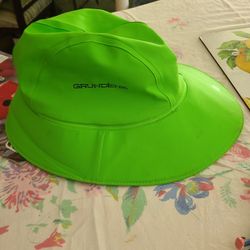 Grundens HAT SOUWESTER SEATTLE GREEN rubber 
Sandhamn 21 rain fishing hat