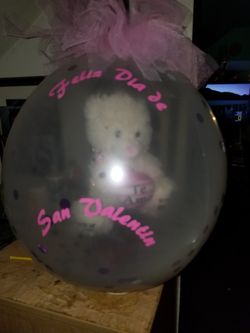 Personalized filled balloon