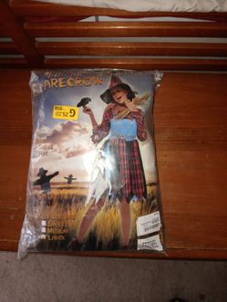 Women's Scarecrow Halloween Costume Large