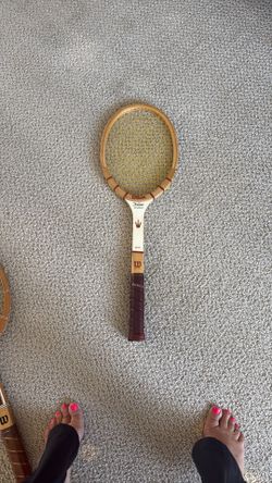 Wilson Jack Kramer Autograph Vintage wooden tennis Racket