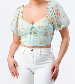 Floral Chiffon Top