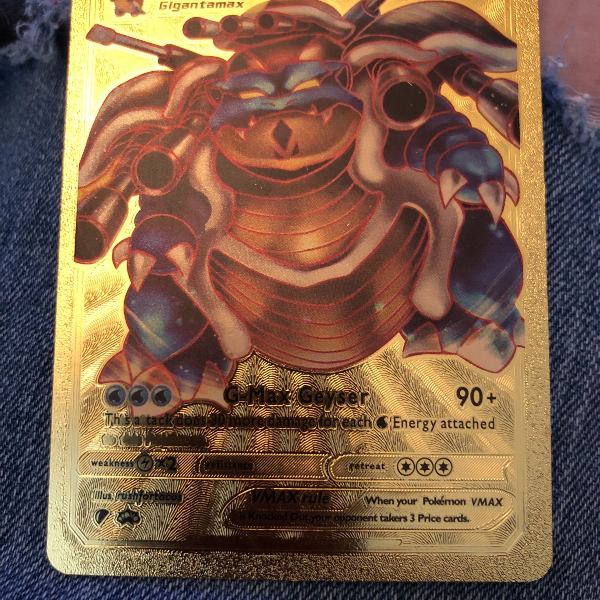 foil pokemon cards gold Pokemon Gold Foil Card Deck, 55 Cards. Collectible!