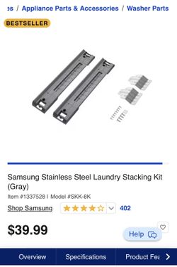 Samsung Washer/Dryer 27 Inch Stacking Kit