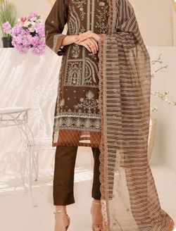 Indian Pakistani Tradition Designer Shalwar Kameez Embroidery net dress
