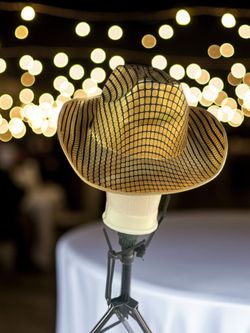 Gold Sequin Cowboy Hat