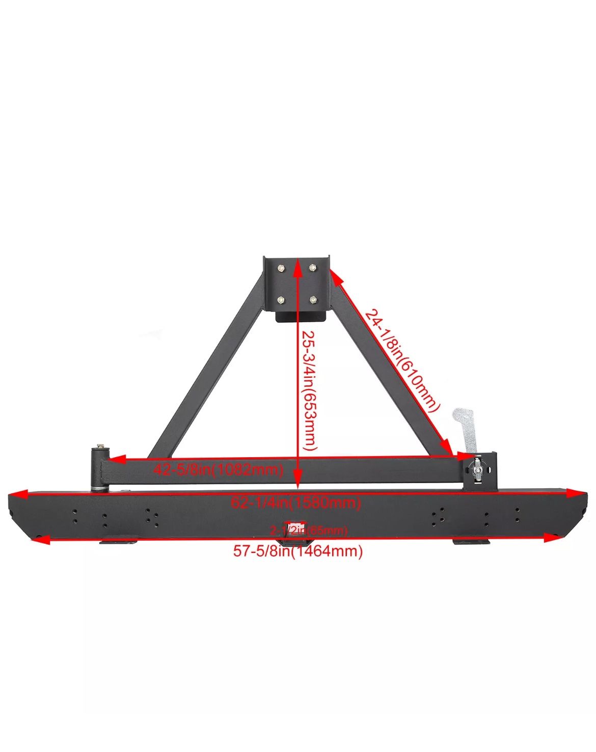 Jeep Rear Bumper W/tire Carrier