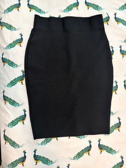 Black Bandage Pencil Skirt